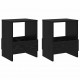 Sonata H Етажерка за списания 2 pcs Черния дъб 35 x 30 x 45 см
