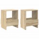 Sonata H Етажерка за списания 2 pcs Сонома дъб 35 x 30 x 45 см