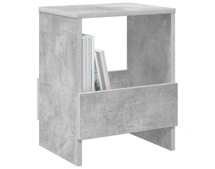 Sonata H Етажерка за списания 2 pcs Циментено сиво 35 x 30 x 45 см