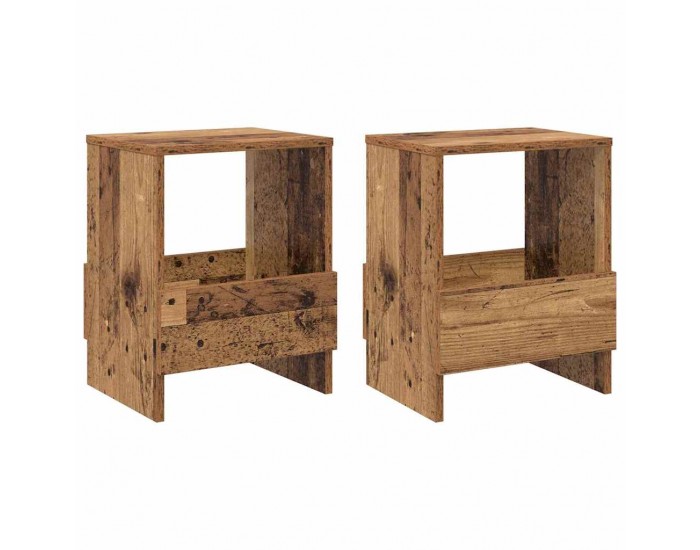 Sonata H Етажерка за списания 2 pcs Старо дърво 35 x 30 x 45 см