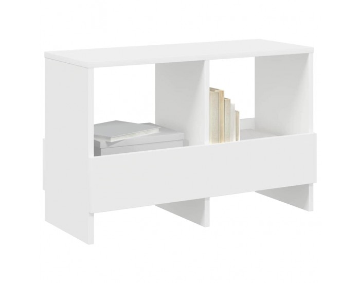 Sonata H Етажерка за списания Бяло 68,5 x 30 x 45 см