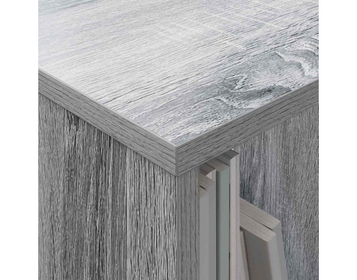 Sonata H Етажерка за списания Сив Сонома 68,5 x 30 x 45 см