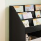 Sonata H Детска рафт за книги Черно 72,5 x 29,5 x 69 см Инженерно дърво
