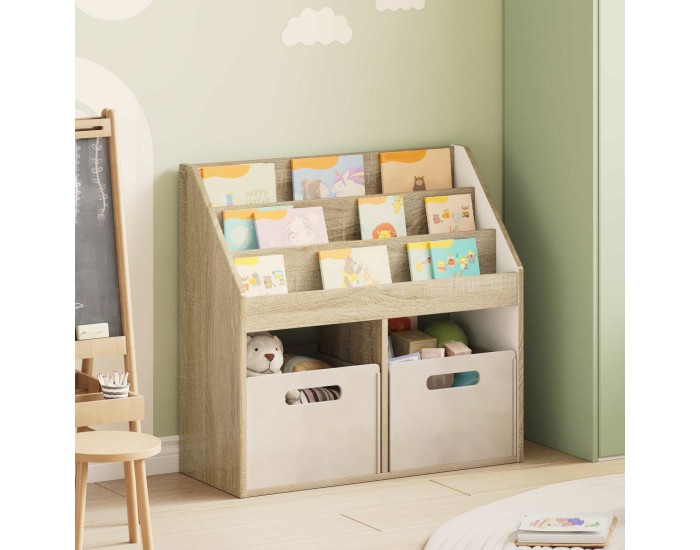 Sonata H Детска рафт за книги Сонома дъб 72,5 x 29,5 x 69 см