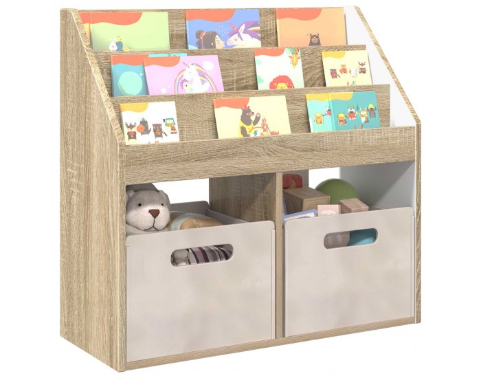 Sonata H Детска рафт за книги Сонома дъб 72,5 x 29,5 x 69 см