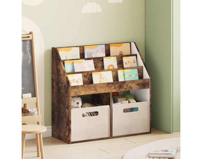 Sonata H Детска рафт за книги Димян дъб 72,5 x 29,5 x 69 см