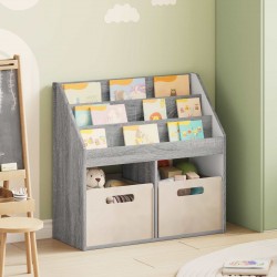 Sonata H Детска рафт за книги Сив Сонома 72,5 x 29,5 x 69 см - Hol