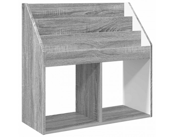 Sonata H Детска рафт за книги Сив Сонома 72,5 x 29,5 x 69 см