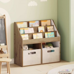 Sonata H Детска рафт за книги Дъб 72,5 x 29,5 x 69 см Инженерно дърво - Hol