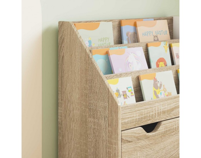 Sonata H Детска рафт за книги с чекмедже Сонома дъб 60 x 29,5 x 69 см