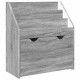 Sonata H Детска рафт за книги с чекмедже Сив Сонома 60 x 29,5 x 69 см