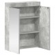 Sonata H Шкаф с огледало за баня TULUM Циментено сиво 60 x 16,5 x 78 см