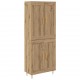 Sonata H Висок шкаф Дъб 69,5 x 34 x 180 см Инженерно дърво