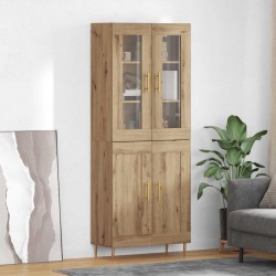 Sonata H Висок шкаф 2 pcs Дъб Инженерно дърво - Living