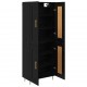 Sonata Bufet Stejar Negru 69,5 x 34 x 180 cm Lemn prelucrat