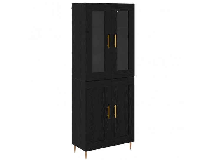Sonata H Висок шкаф 2 pcs Черния дъб Инженерно дърво