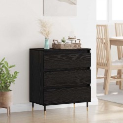 Sonata Bufet Stejar Negru 60 x 35 x 70 cm Lemn prelucrat