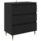 Sonata Bufet Stejar Negru 60 x 35 x 70 cm Lemn prelucrat