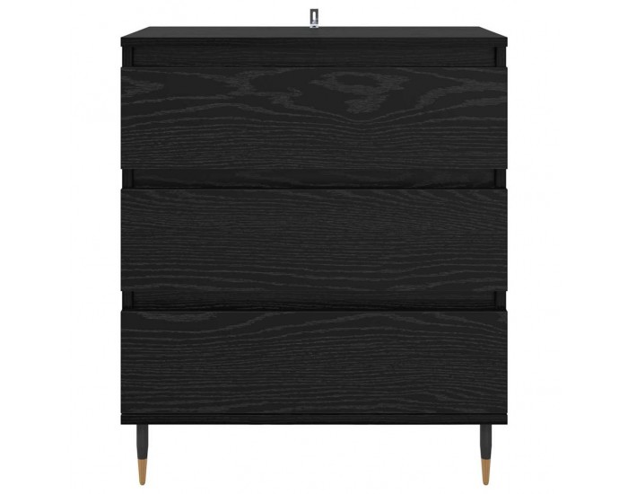 Sonata Bufet Stejar Negru 60 x 35 x 70 cm Lemn prelucrat