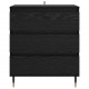 Sonata Bufet Stejar Negru 60 x 35 x 70 cm Lemn prelucrat