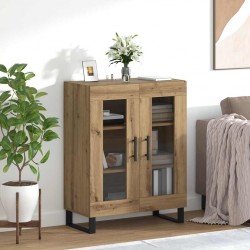 Sonata H Служебен шкаф Дъб 69,5 x 34 x 90 см Инженерно дърво - Corpuri, vitrine, biblioteci modulare