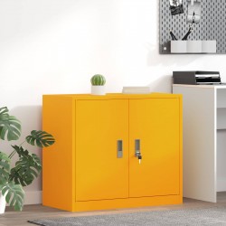 Sonata H Шкаф за съхранение Горчично жълто 80 x 40 x 70 см Стомана - Corpuri, vitrine, biblioteci modulare