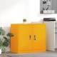 Sonata H Шкаф за съхранение Горчично жълто 80 x 40 x 70 см Стомана