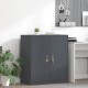 Sonata H Шкаф за съхранение Антрацит 80 х 40 х 90 см Стомана
