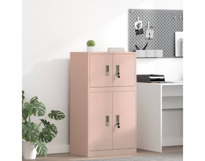 Sonata H Шкаф за съхранение Розово 60 x 40 x 40 см Стомана