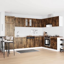 Sonata H Кухненски шкаф със съхранение Lucca Димян дъб 80 x 46 x 81,5 см - Module Sonata