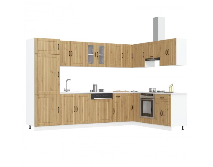 Sonata H Кухненски шкаф със съхранение Lucca Димян дъб 80 x 46 x 81,5 см