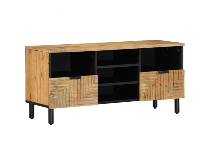 Sonata H TV шкаф кафяв 100x33x46 cm масивна дървесина манго