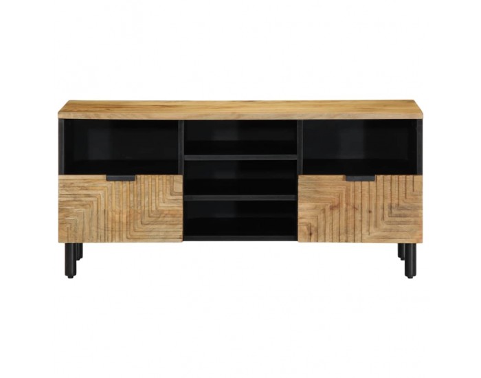 Sonata H TV шкаф кафяв 100x33x46 cm масивна дървесина манго