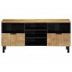 Sonata H TV шкаф кафяв 100x33x46 cm масивна дървесина манго