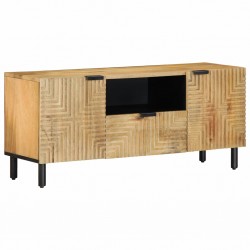 Sonata H ТВ шкаф кафяв 105x33x46 cm масивна дървесина манго - Comode TV