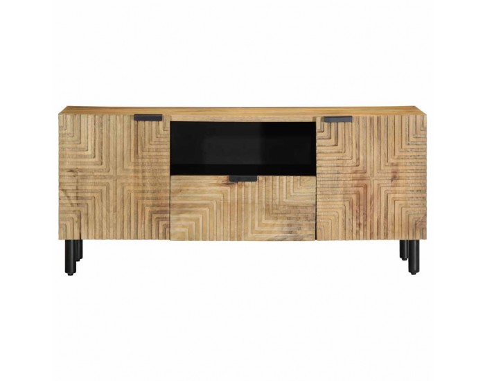 Sonata H ТВ шкаф кафяв 105x33x46 cm масивна дървесина манго