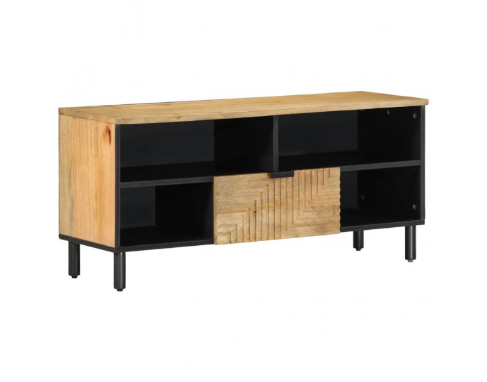 Sonata H TV шкаф кафяв 100x33x46 cm масивна дървесина манго