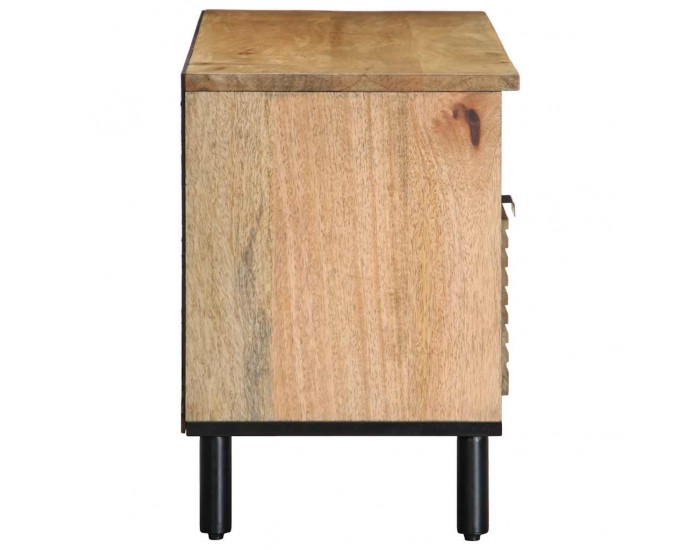Sonata H TV шкаф кафяв 100x33x46 cm масивна дървесина манго