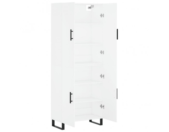 Sonata Dulap înalt, alb, 69,5x34x180 cm, lemn compozit