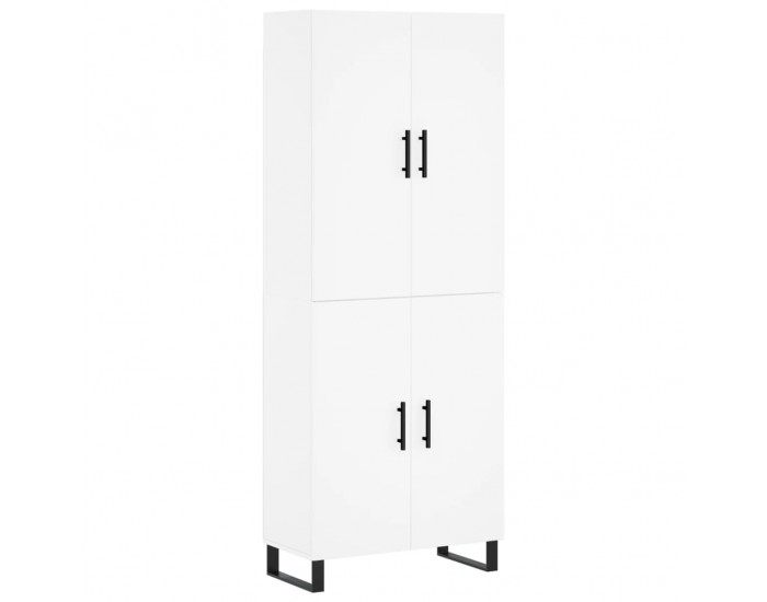 Sonata Dulap înalt, alb, 69,5x34x180 cm, lemn compozit