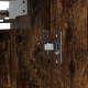 Sonata H Стенен шкаф за баня с огледало опушен дъб 60x21x60 cm