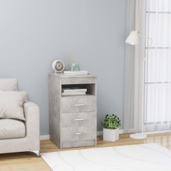 Sonata H Шкаф с чекмеджета бетонно сив 40x50x76 см инженерна дървесина - Dulapuri