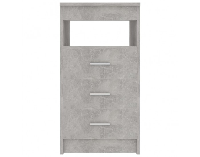 Sonata H Шкаф с чекмеджета бетонно сив 40x50x76 см инженерна дървесина