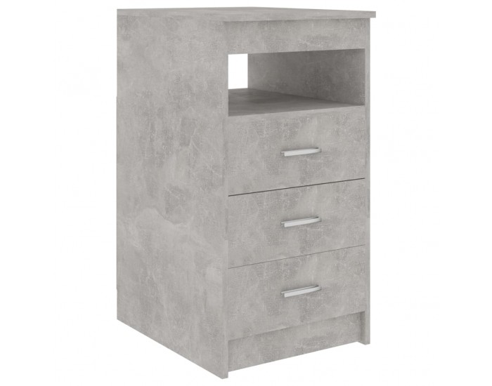 Sonata H Шкаф с чекмеджета бетонно сив 40x50x76 см инженерна дървесина