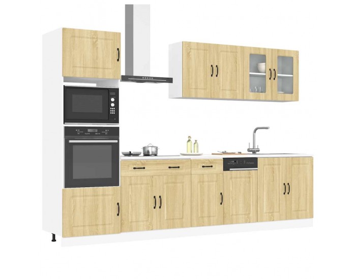Sonata H Комплект кухненски шкафове от 7 части Kalmar, инженерно дърво