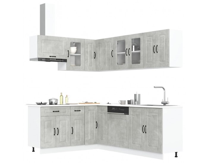 Sonata H Комплект кухненски шкафове от 11 части Kalmar, инженерно дърво