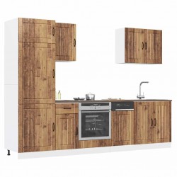 Sonata H Комплект кухненски шкафове от 7 части Lucca, инженерно дърво - Bucătării modulare