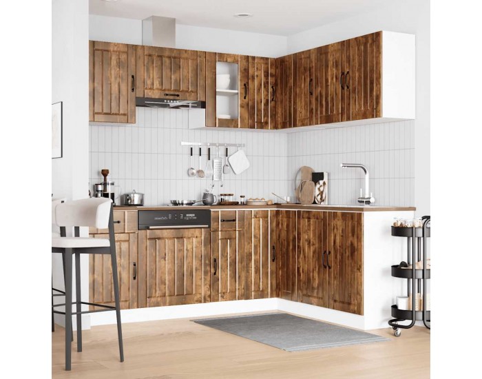 Sonata H Комплект кухненски шкафове от 11 части Kalmar, инженерно дърво
