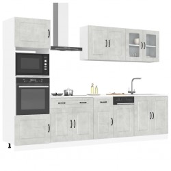Sonata H Комплект кухненски шкафове от 7 части Kalmar, инженерно дърво - Bucătării modulare