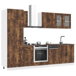 Sonata H Комплект кухненски шкафове от 8 части Kalmar, инженерно дърво - Bucătării modulare